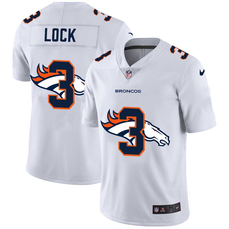 Nike Broncos 3 Drew Lock White Shadow Logo Limited Jersey Yhua,We sell and wholesale Nike Broncos 3 Drew Lock White Shadow Logo Limited Jersey Yhua on line form chian!